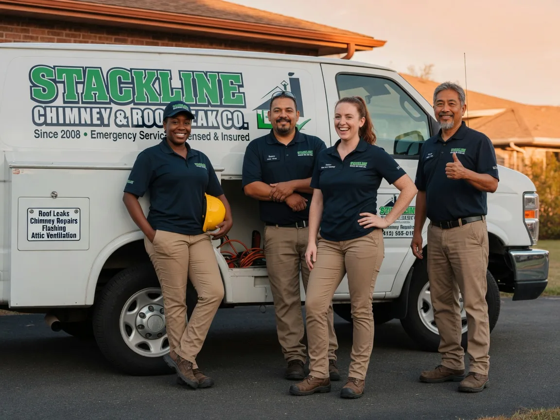 Chimney flashing repair company in Linwood, MA